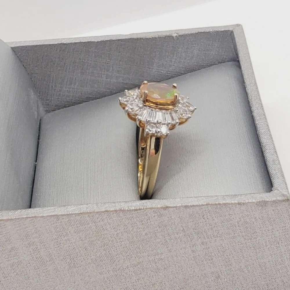 Oval Opal Ring